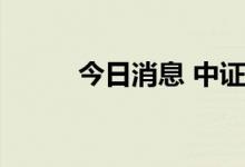 今日消息 中证转债午盘跌0.96%