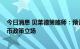 今日消息 贝莱德策略师：预计美联储在2023年才会转变货币政策立场