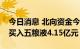 今日消息 北向资金今日净卖出23.11亿元 净买入五粮液4.15亿元