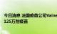 今日消息 法国疫苗公司Valneva：欧盟成员国采购协议包括125万剂疫苗