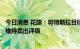 今日消息 花旗：将特斯拉目标价从375美元上调至424美元 维持卖出评级