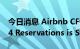 今日消息 Airbnb CFO Says Demand in Q4 Reservations is Strong