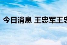 今日消息 王忠军王忠磊1.84亿执行案件终结