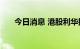 今日消息 港股利华控股集团涨近14%