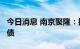 今日消息 南京聚隆：拟发行不超2.4亿元可转债