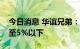 今日消息 华谊兄弟：腾讯计算机持股比例降至5%以下