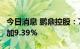 今日消息 鹏鼎控股：7月合并营业收入同比增加9.39%