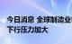 今日消息 全球制造业PMI连续下降 全球经济下行压力加大