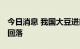 今日消息 我国大豆进口量下降 进口大豆价格回落