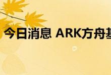 今日消息 ARK方舟基金增持英伟达36.7万股