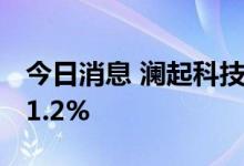 今日消息 澜起科技：上半年净利润同比增121.2%