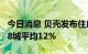 今日消息 贝壳发布住房空置率报告：西安等28城平均12%