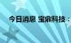 今日消息 宝鼎科技：重组上会 股票停牌