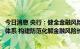 今日消息 央行：健全金融风险预防、预警、处置、问责制度体系 构建防范化解金融风险长效机制