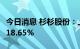 今日消息 杉杉股份：上半年净利润同比增长118.65%