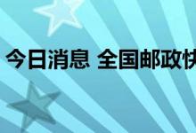 今日消息 全国邮政快递投递量环比增长3.1%