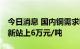 今日消息 国内铜需求明显改善 电解铜价格重新站上6万元/吨