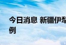 今日消息 新疆伊犁州新增无症状感染者156例