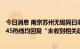 今日消息 南京苏州无锡同日调整二套房首付比例？三城12345热线均回复“未收到相关政策”