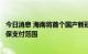 今日消息 海南将首个国产新冠口服药阿兹夫定片临时纳入医保支付范围