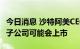 今日消息 沙特阿美CEO：考虑优化投资组合，子公司可能会上市