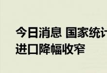 今日消息 国家统计局：原煤生产增速加快，进口降幅收窄