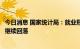 今日消息 国家统计局：就业形势总体稳定，城镇调查失业率继续回落