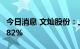 今日消息 文灿股份：上半年净利润同比增85.82%