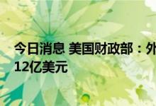 今日消息 美国财政部：外国投资者持有美国长期证券增加712亿美元