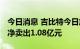 今日消息 吉比特今日放量大跌7.8% 3家机构净卖出1.08亿元