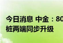 今日消息 中金：800V高压架构蓄势待发，车桩两端同步升级