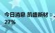 今日消息 凯盛新材：上半年净利同比增长38.27%