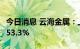 今日消息 云海金属：上半年净利润同比增长253.3%