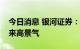 今日消息 银河证券：光伏行业设备环节将迎来高景气