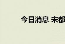今日消息 宋都股份开盘一字跌停