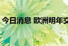 今日消息 欧洲明年交付的煤炭期货上涨2.1%