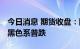 今日消息 期货收盘：国内期货收盘普遍下跌 黑色系普跌