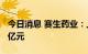 今日消息 赛生药业：上半年净利润收窄至5.3亿元