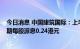 今日消息 中国建筑国际：上半年净利润同比增加20.4%  中期每股派息0.24港元