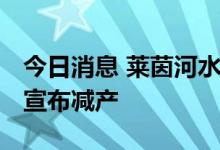 今日消息 莱茵河水位持续走低 德国一炼油厂宣布减产