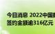 今日消息 2022中国数字经济产业大会开幕 签约金额逾316亿元