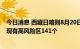 今日消息 西藏日喀则8月20日新增本土感染“3+209”例，现有高风险区141个