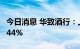 今日消息 华致酒行：上半年净利同比减少12.44%