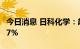 今日消息 日科化学：赵东升拟减持不超过1.47%