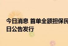 今日消息 首单全额担保民营房企债券落地  龙湖中期票据今日公告发行