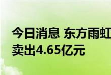 今日消息 东方雨虹今日大跌9.96% 四机构净卖出4.65亿元