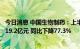 今日消息 中国生物制药：上半年归属于母公司持有者盈利为19.2亿元 同比下降77.3%