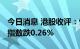 今日消息 港股收评：恒指跌0.78% 恒生科技指数跌0.26%