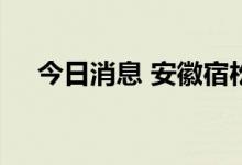 今日消息 安徽宿松：长江水位持续走低