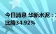 今日消息 华新水泥：2022年上半年净利润同比降34.92%